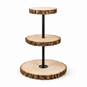 3-Tier Rustic Cupcake Stand