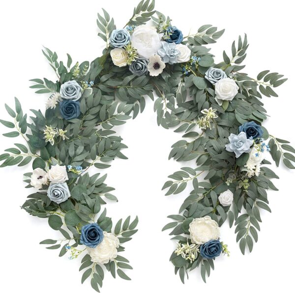 Navy & Dusty Blue Sweetheart Garland