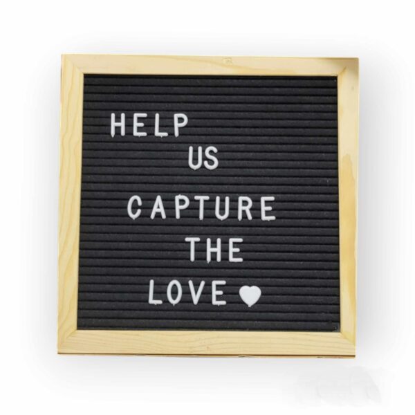 10.5"x 11" Tabletop Letter Board