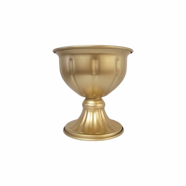 5" Gold Compote Vase