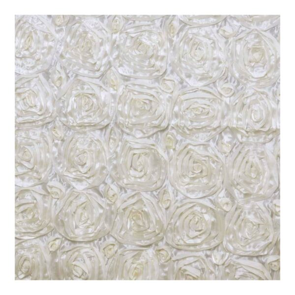 Ivory Rosette Runner