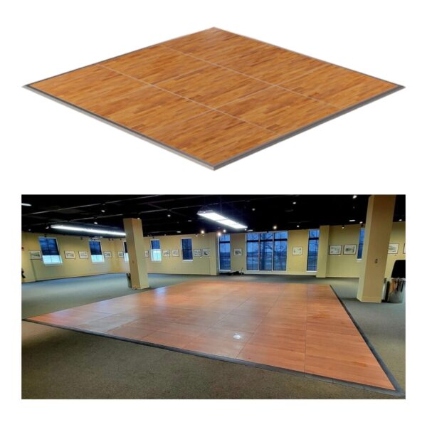 24 x 24 Oak Laminate Dance Floor
