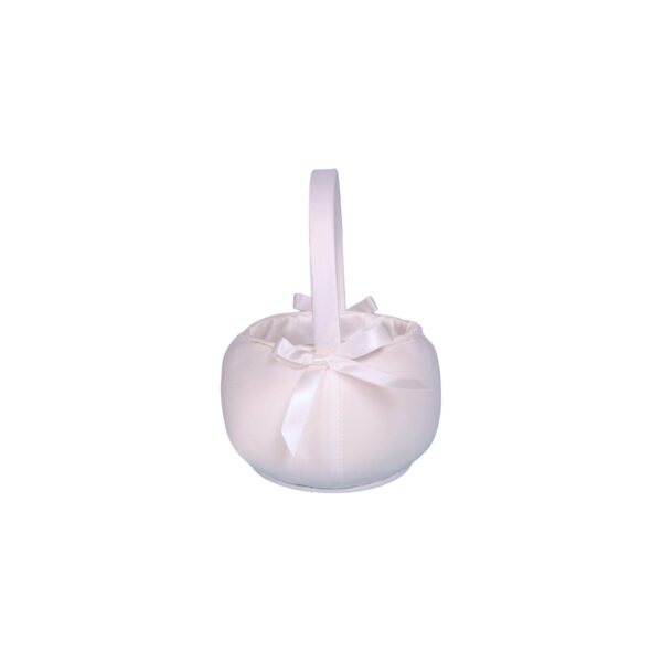 Flowergirl Bubble Satin Basket