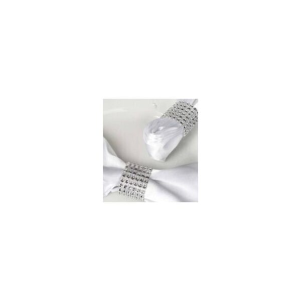 Rhinestone (Silver) Napkin Ring