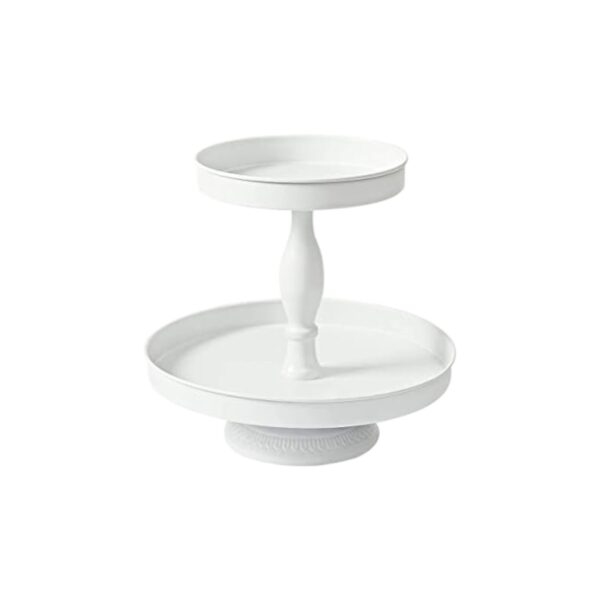 White 2-Tier Stand