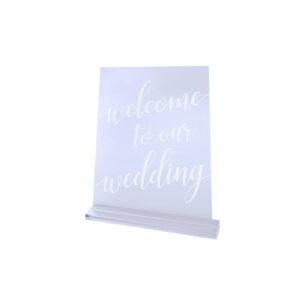 Welcome To Our Wedding Acrylic-Small