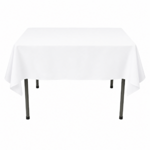 54x54 White Table Overlay