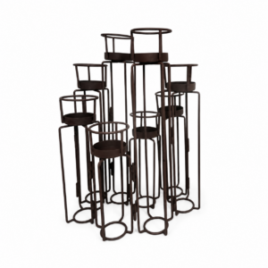 8-Tier Folding Tea Light Candelabra