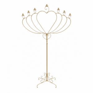 Traditional Heart Candelabra