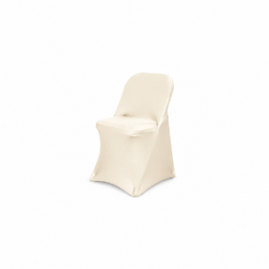 Ivory Spandex Chair Cover