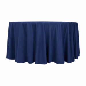120 Round-Navy Table Linen