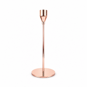 Rose Gold (Shiny) Candlestick-10.5"