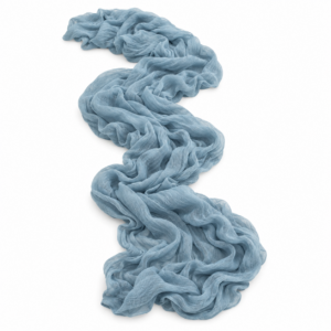 Slate Blue Cheesecloth Runner
