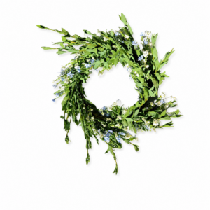 Spring Wreath (Blues & Yellow)