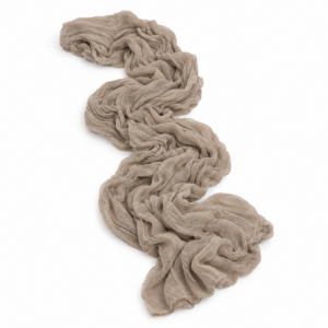 Taupe Cheesecloth Runner