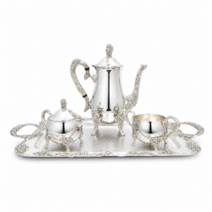 Antique Elegant Silver Tea Set