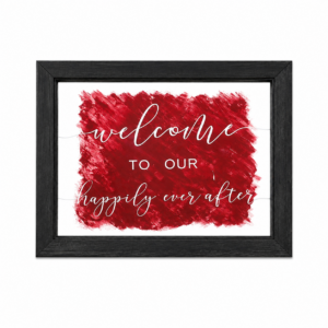 Happily Ever After (Glass & Frame)