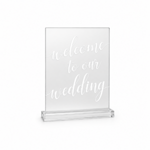 Welcome To Our Wedding Acrylic-Small