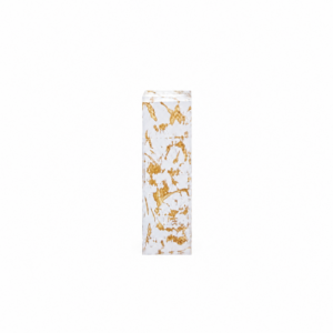 White-Gold Square Pedestal Medium