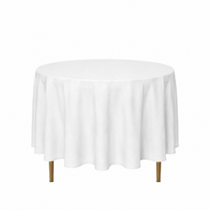90" Round-White Table Linen