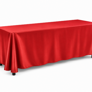 54x96 Red Polysatin Table Linen