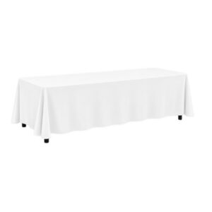 90x132 White Table Linen
