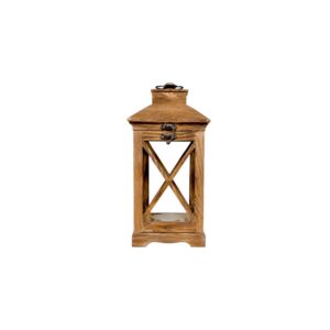 Wooden X Lantern