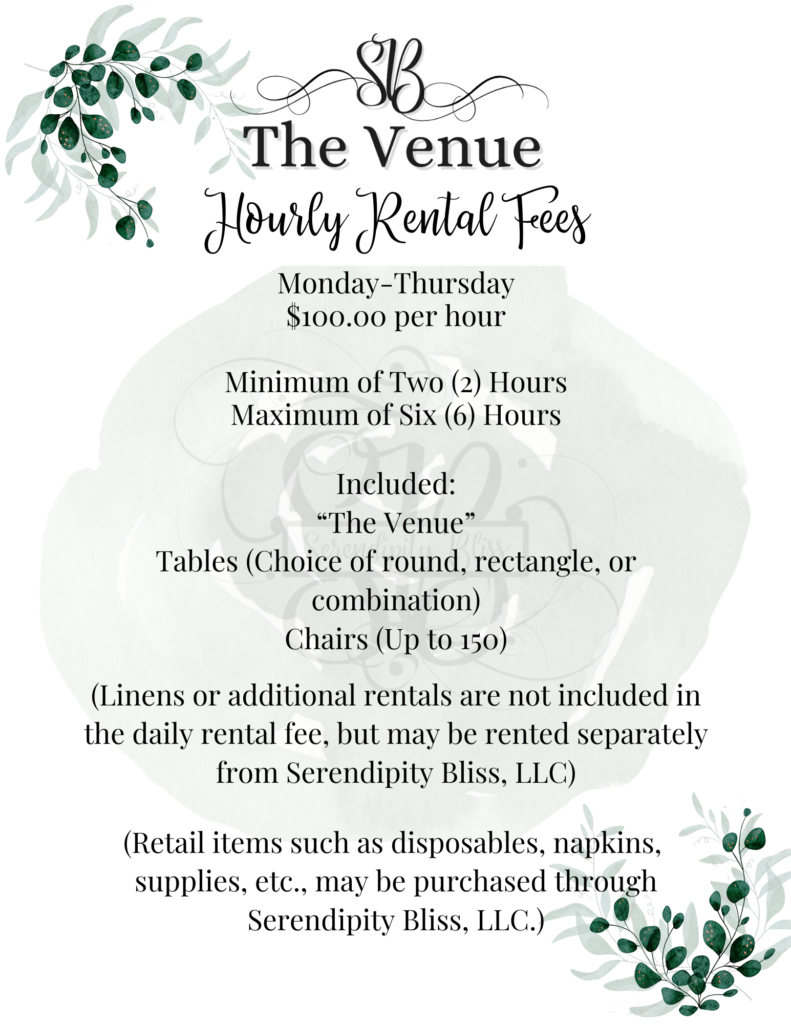 The Venue Hourly Rental