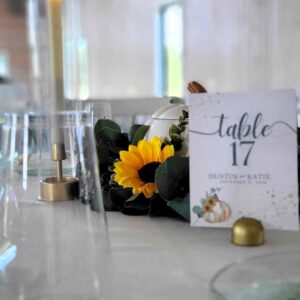 Table Numbers & Table Markers