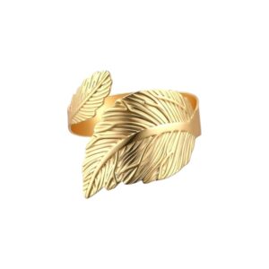 Gold Leaf Napkin Ring