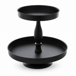 Black 2-Tier Stand Small