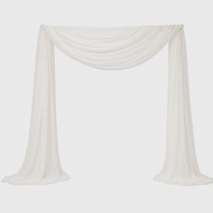 5'x 30' White Sheer Panel