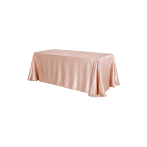 90x156 Lamour Satin-Rose Gold