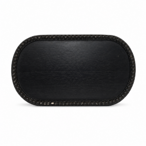 Black Beaded Decor Tray