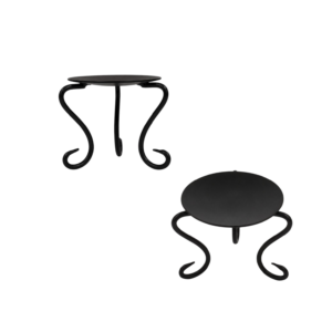 Black Metal Candle Risers-Small