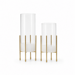 Gold LED Hurricane Set
