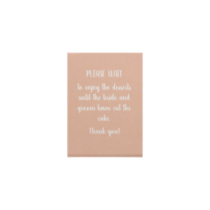 Please Wait for Dessert