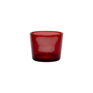 Red Glass Votive