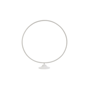Tabletop Floral Hoop with Pedestal
