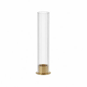 Hurricane Chimney-Ribbed Glass